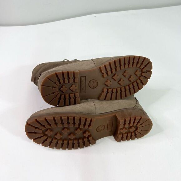 Timberland Boots Womens 11 Light Brown Jayne Fold Down Fleece Waterproof - Picture 7 of 10